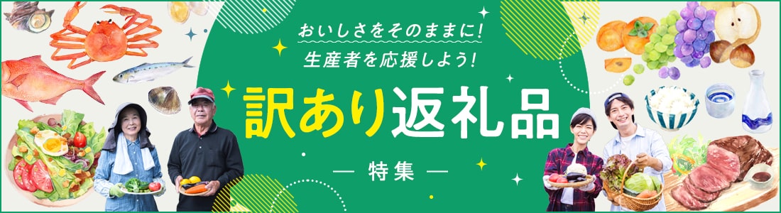 訳あり返礼品特集